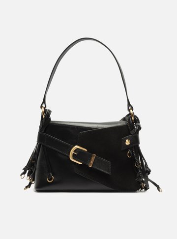 Bolsa Tiracolo Preta Média