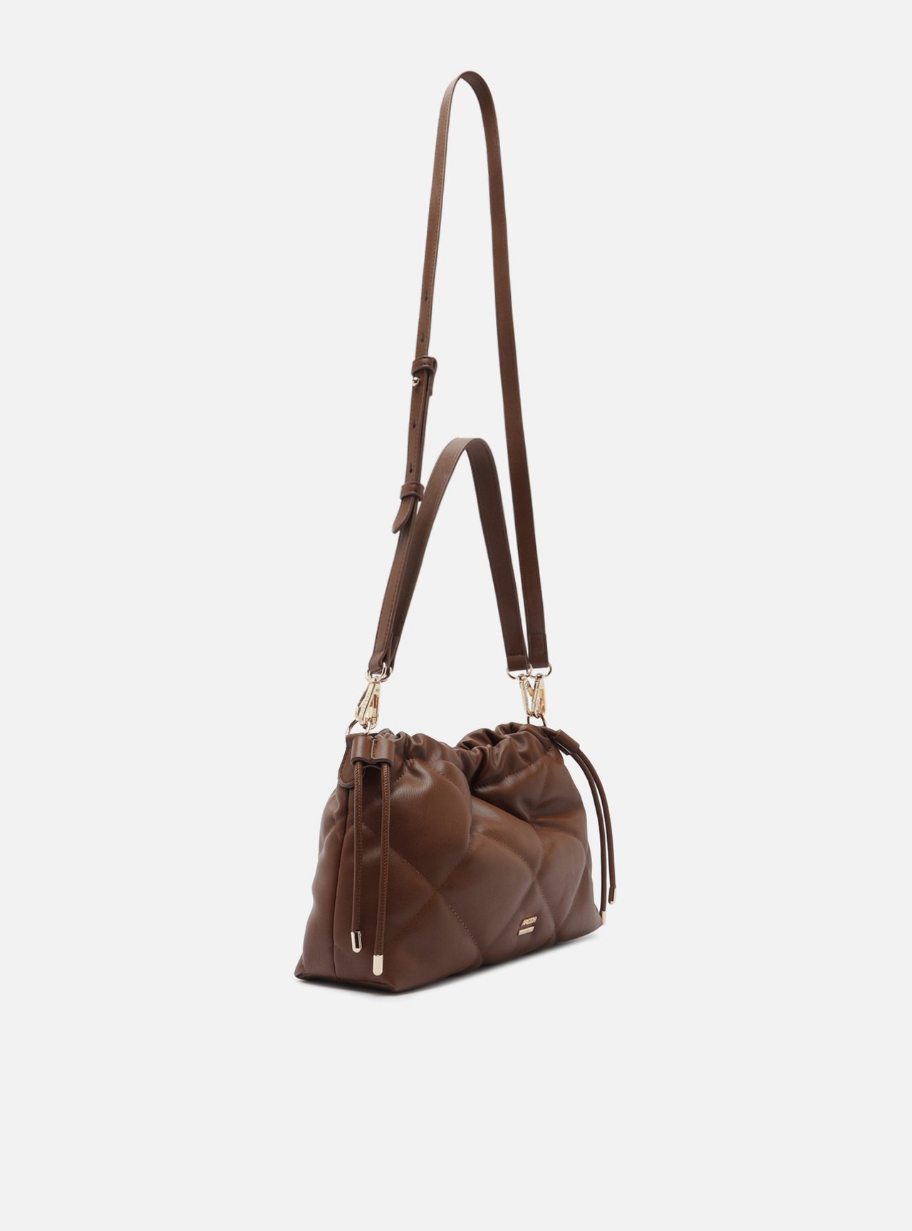Bolsa Shoulder Marrom Matelassê — foto 2