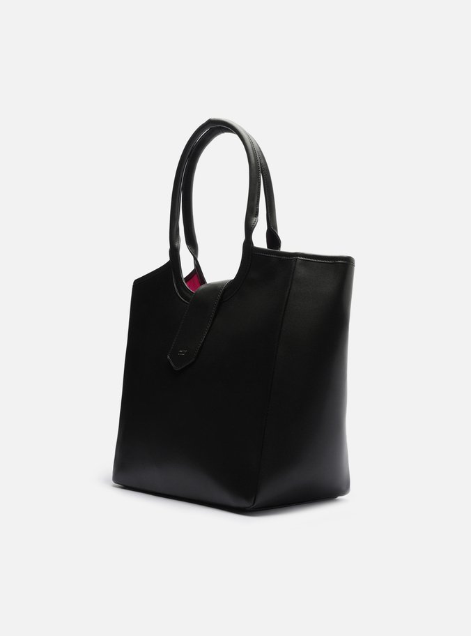 Bolsa Preta Tote Média
