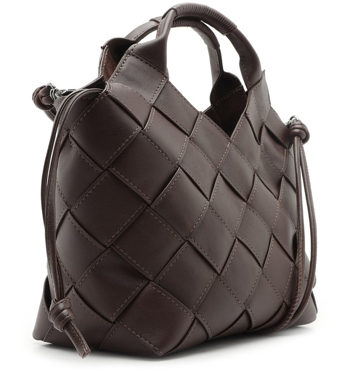 Bolsa Tote Marrom Couro Gaia Média Cacau Brown