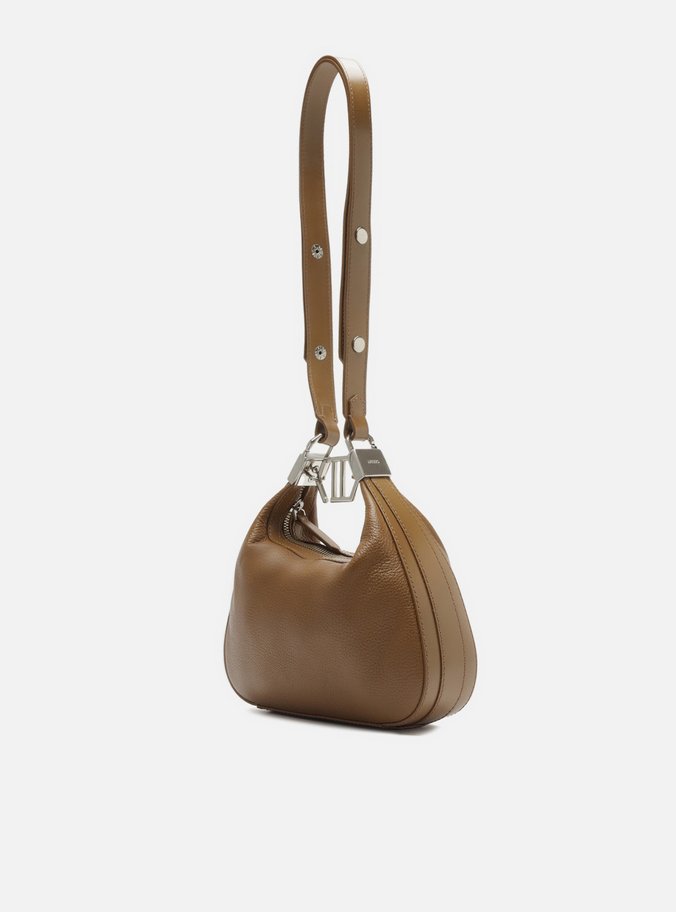 Bolsa Tiracolo Marrom Couro Harper Pequena