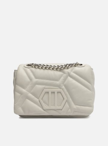 Bolsa Tiracolo Branca Couro Emma Média