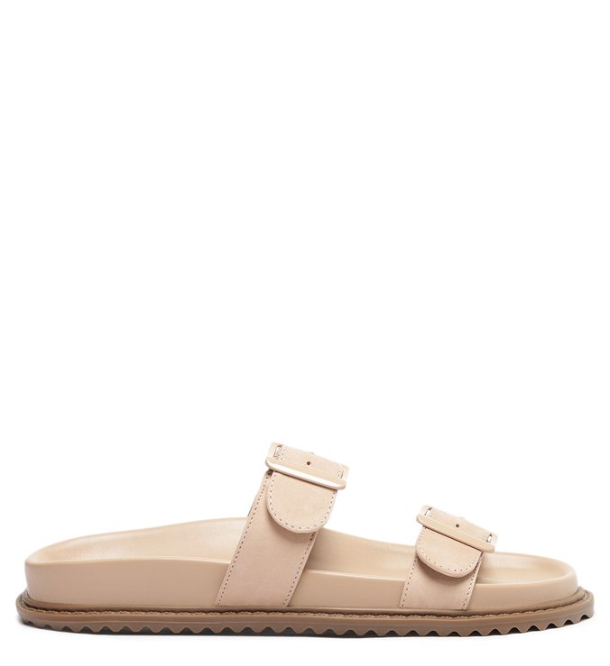 Papete Nude Nobuck Flatform