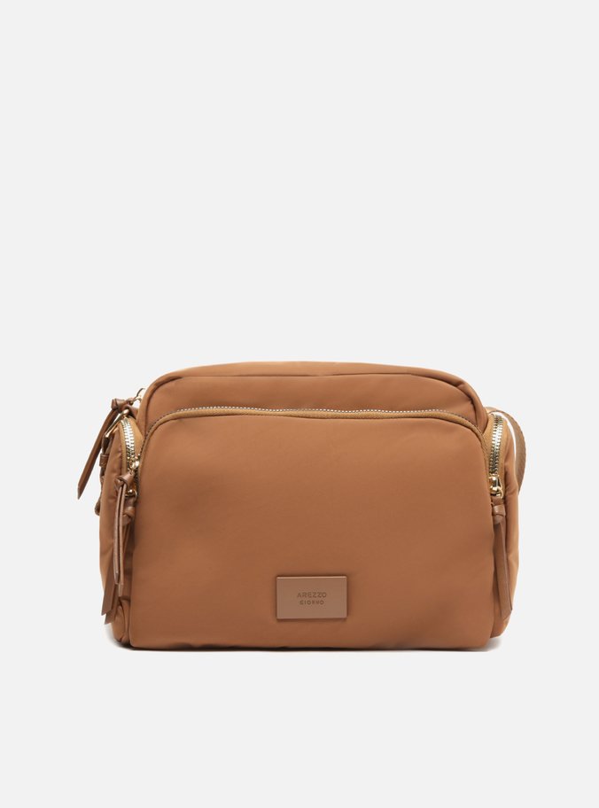 Bolsa Nylon Tiracolo Média Marrom