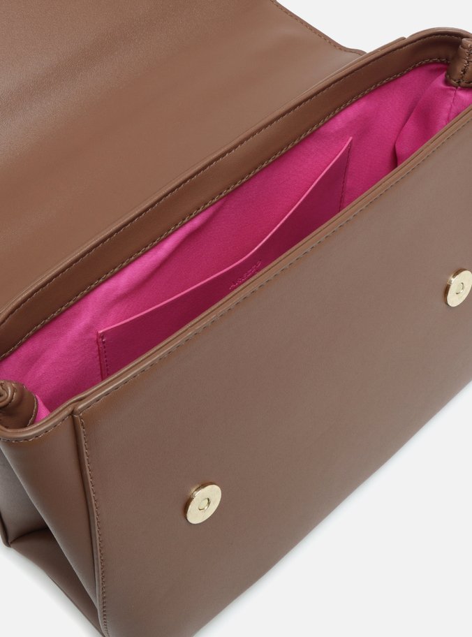 Bolsa Tiracolo Marrom Média