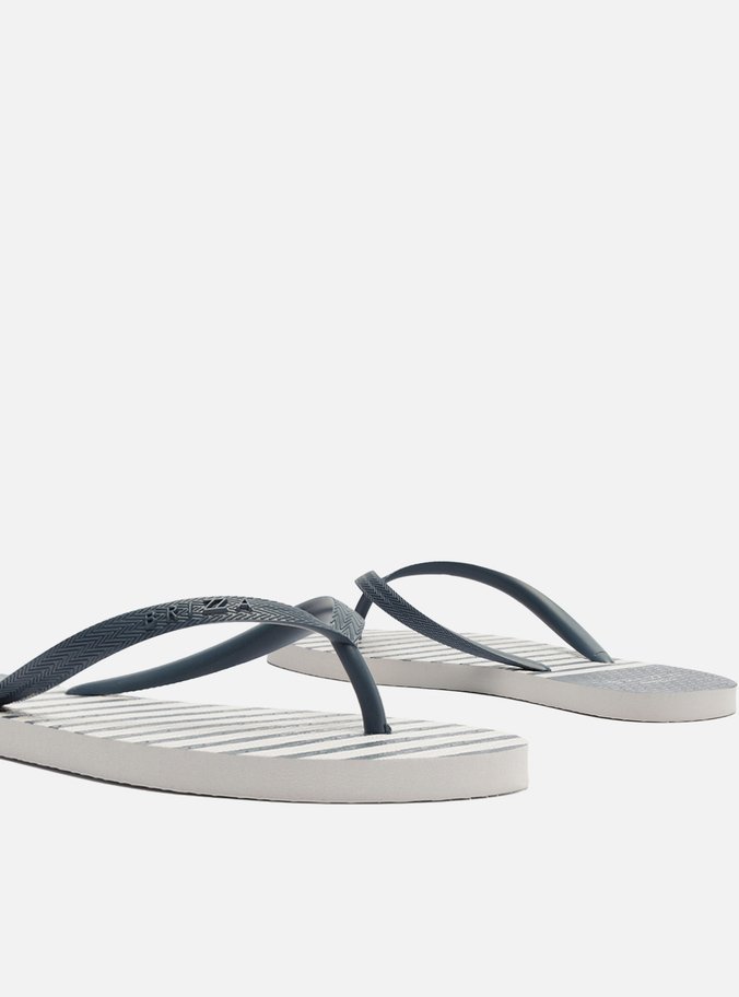 Chinelo Azul Listras Brizza