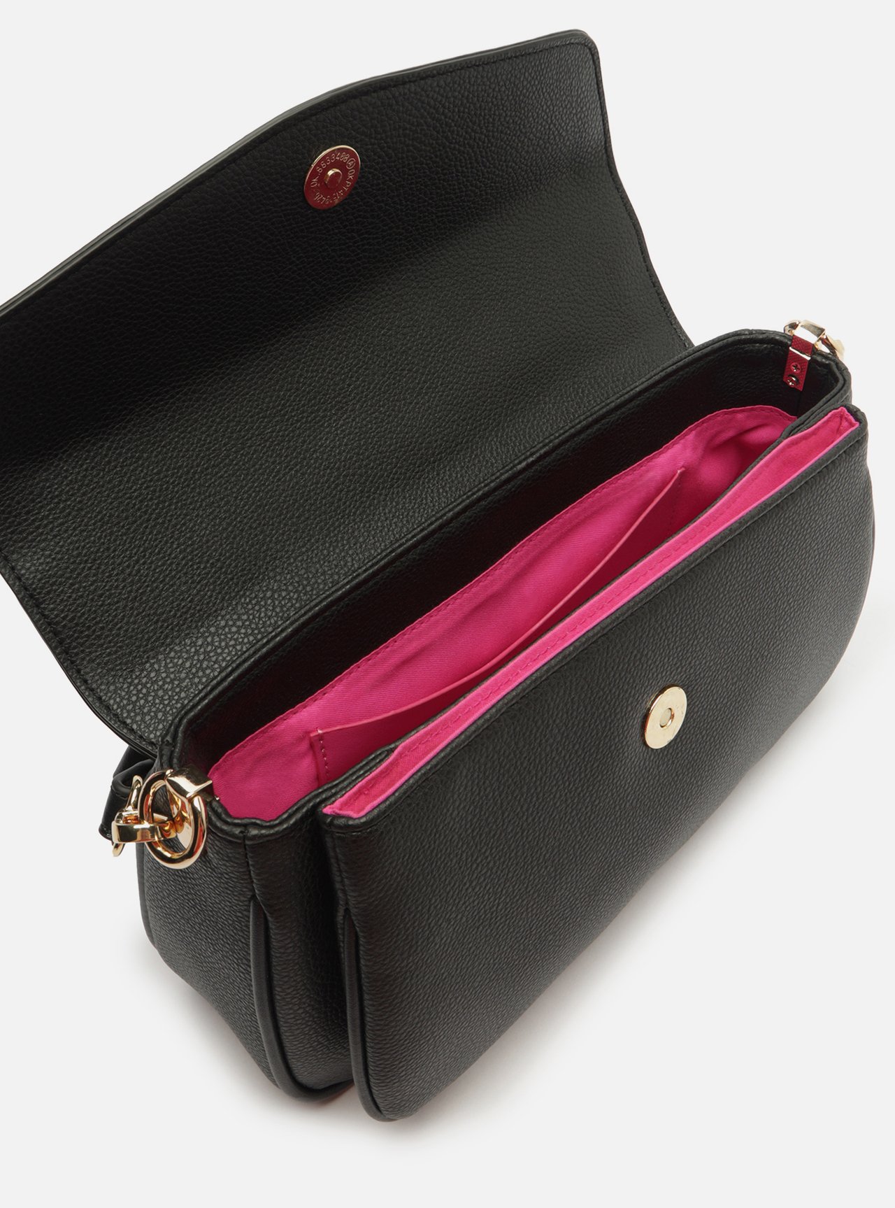 Bolsa Tiracolo Preta Média — foto 2