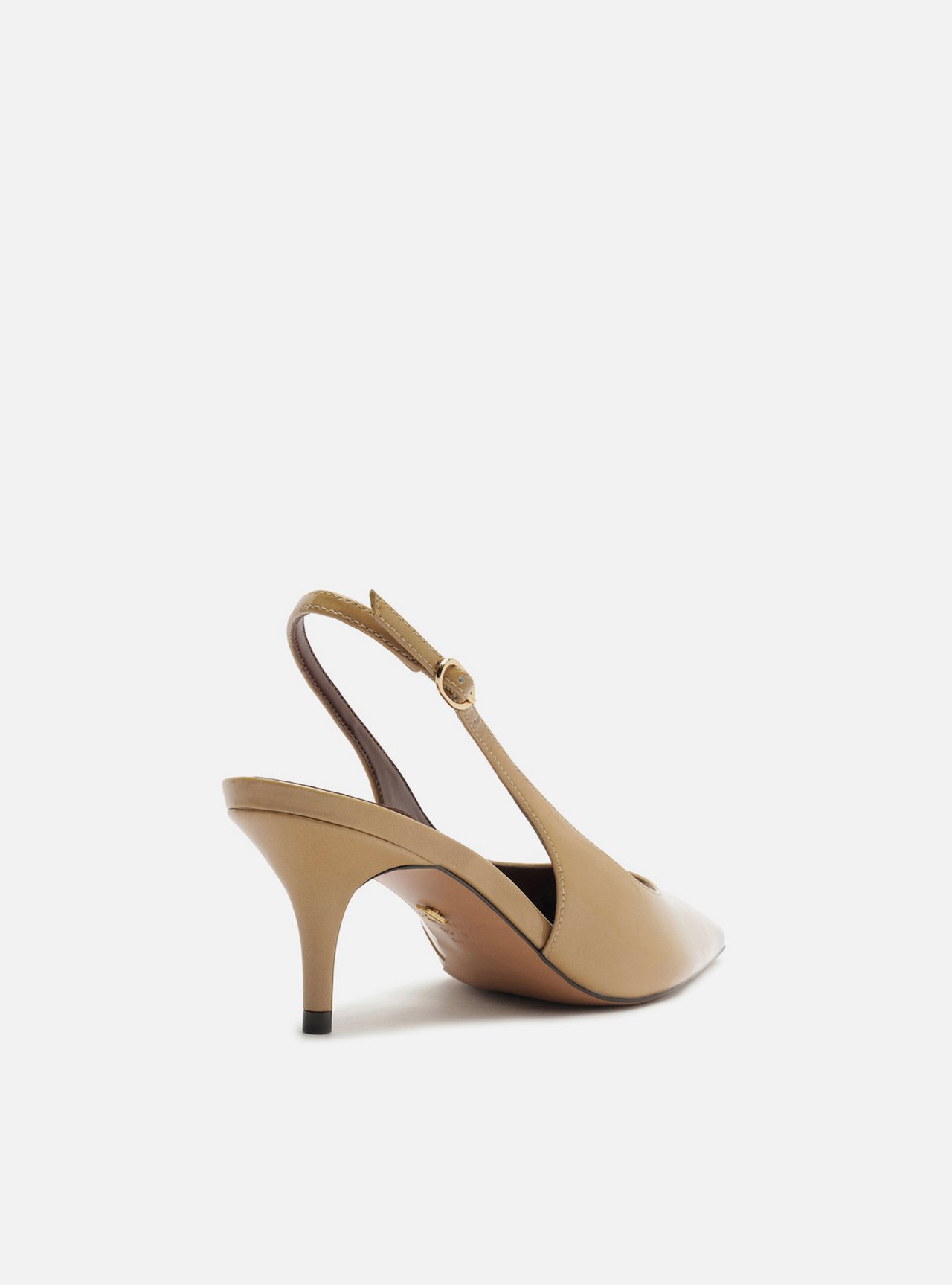 Scarpin Nude Salto Fino Slingback — foto 3