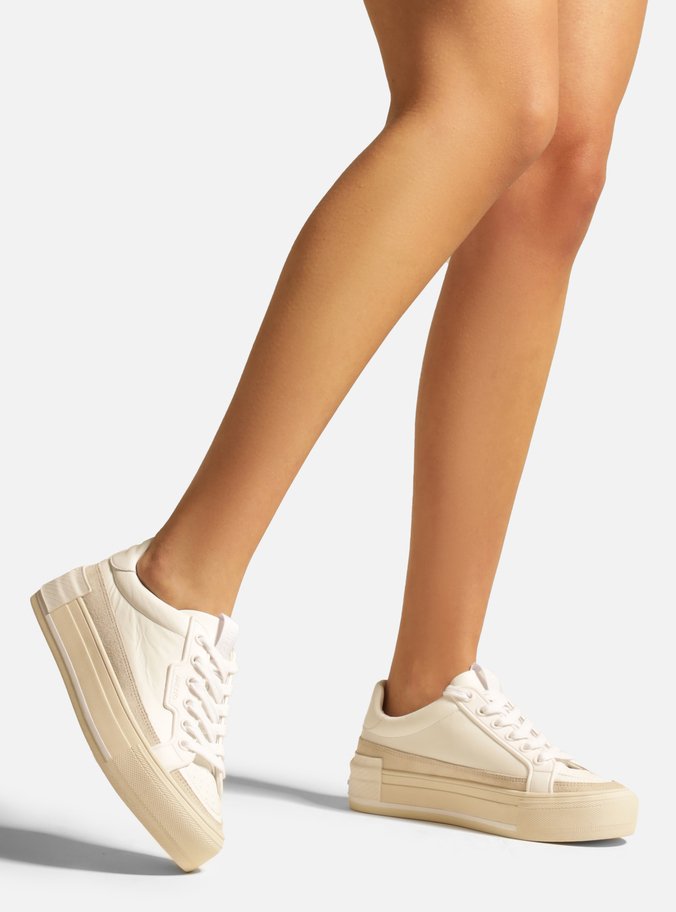 Tênis Branco Flatform Amarração