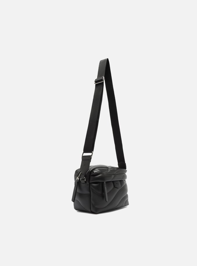 Bolsa Tiracolo Preta Waves Pequena