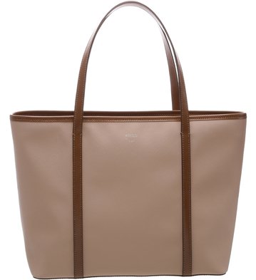 Bolsa Shopping Bicolor Basic Pelle