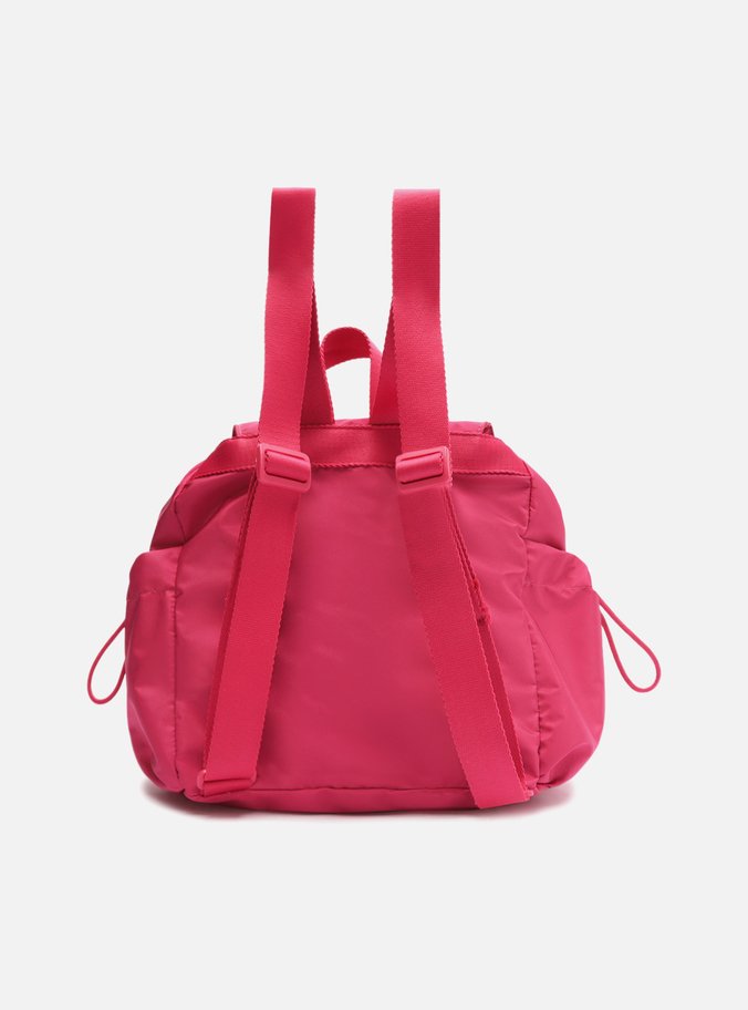 Mochila Rosa Nylon Média Brizza
