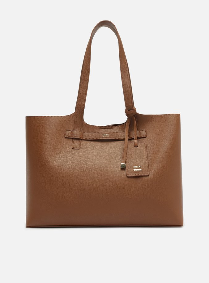 Bolsa Shopping Marrom Grande Nó