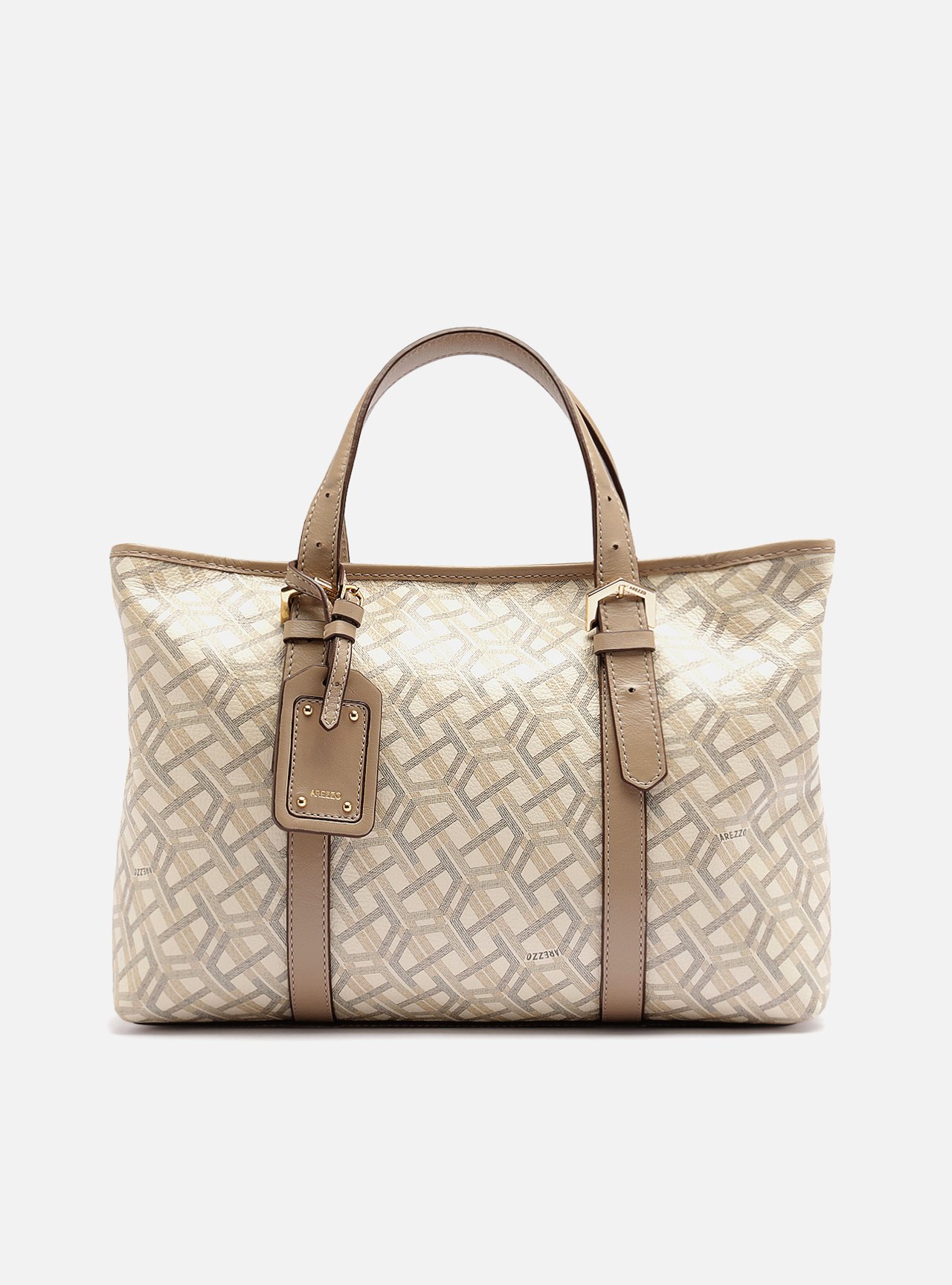 Bolsa Tote Multineutra Couro Grande Monograma — foto 6
