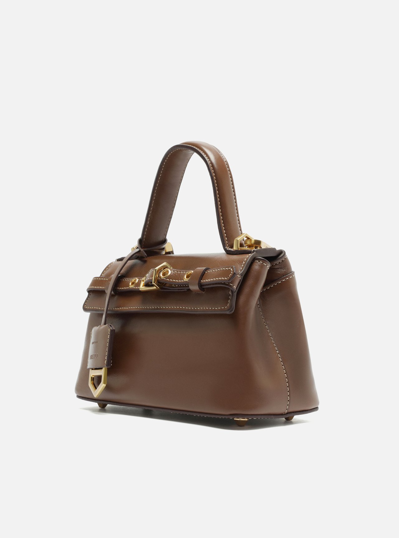 Tiracolo Marrom Couro Pequena Bag Charm Victória | Arezzo Tiracolo Marrom Couro Pequena Bag Charm Victória | Arezzo