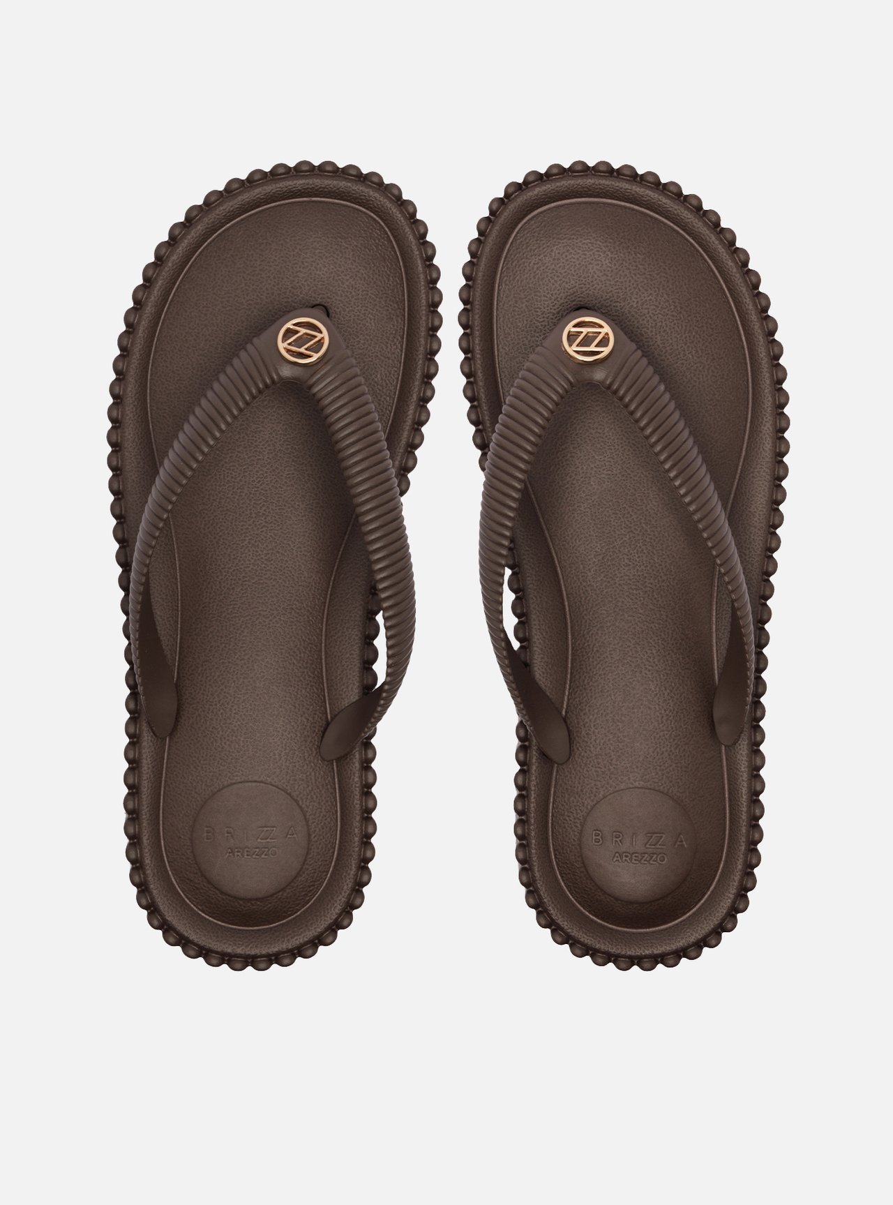 Sandália Marrom Escuro Flatform Flip Flop Bali — foto 3