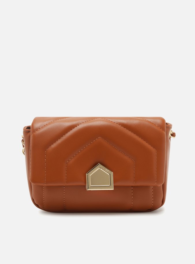 Bolsa Marrom Tiracolo Média Matelassê