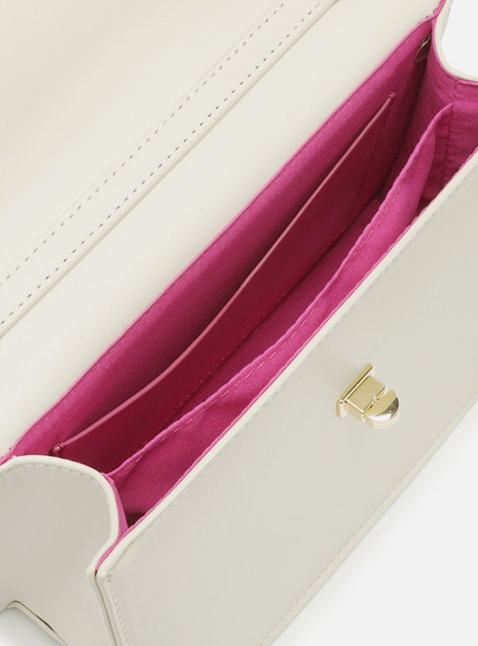 Bolsa Satchel Branca Pequena