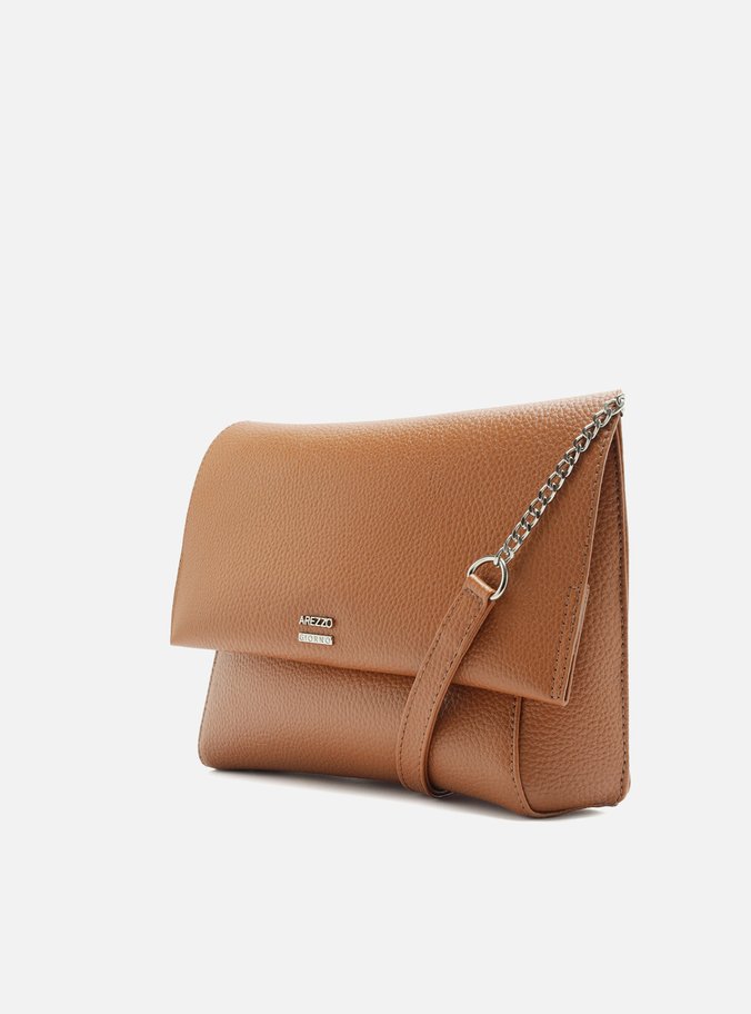 Bolsa Tiracolo Marrom Média