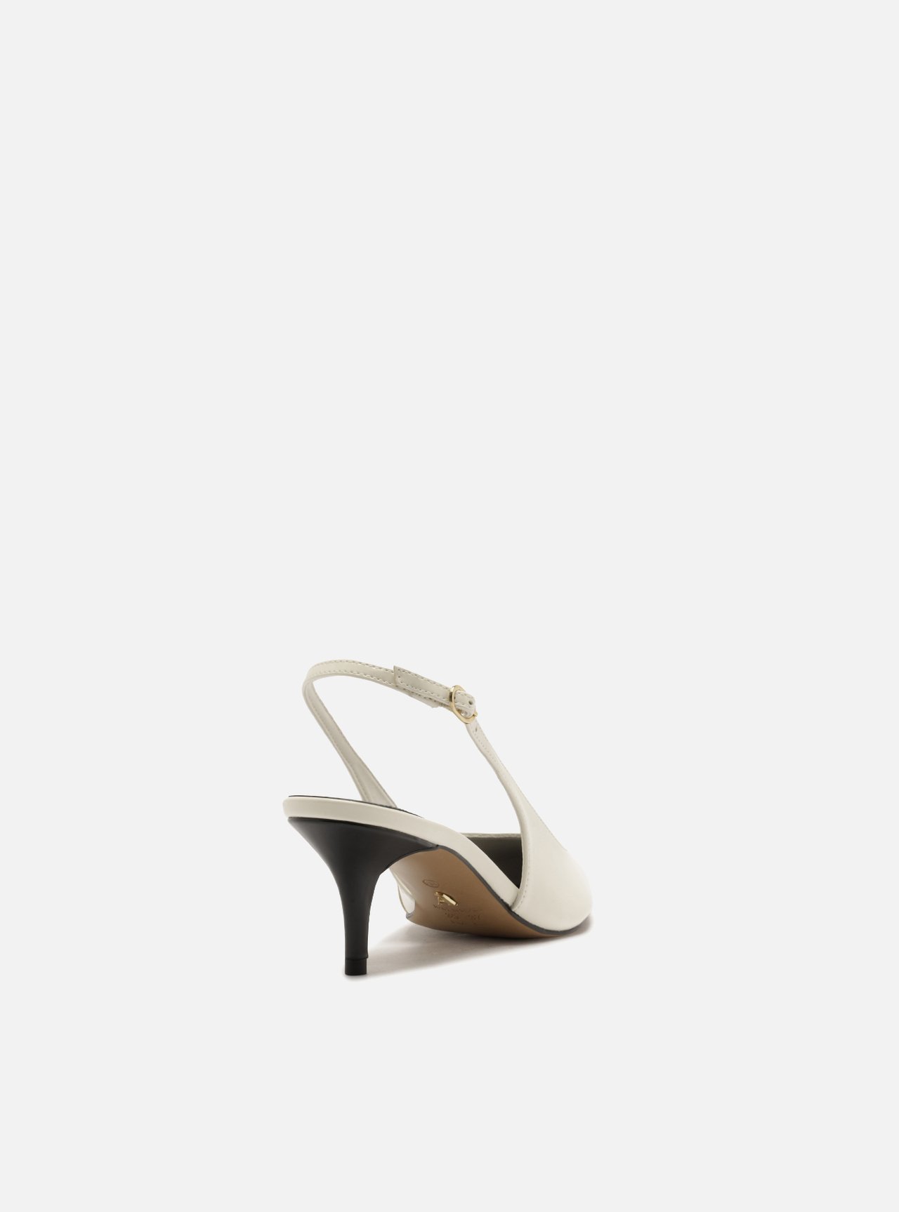 Scarpin Branca Salto Fino Slingback — foto 4