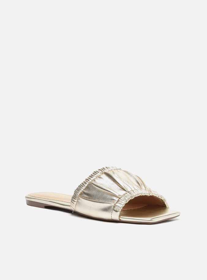 Mule Dourada Franzida