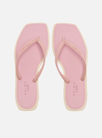Chinelo de Dedo Rosa Square Recouro Brizza