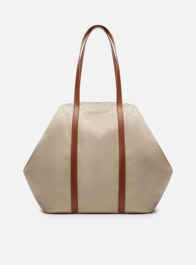 Bolsa Shopping Grande Bege Brizza