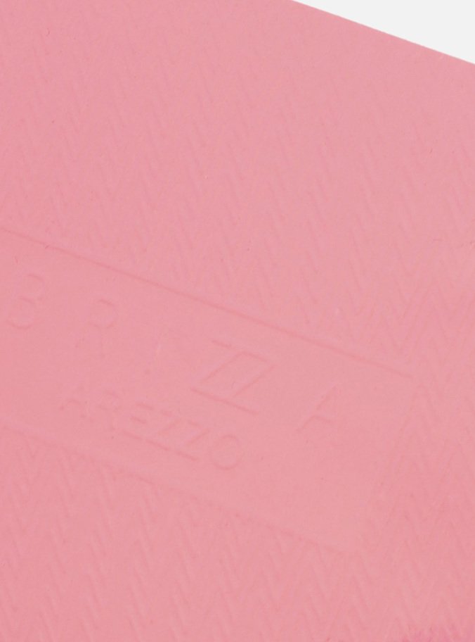 Chinelo Rosa Neon e Branco Plataforma Brizza