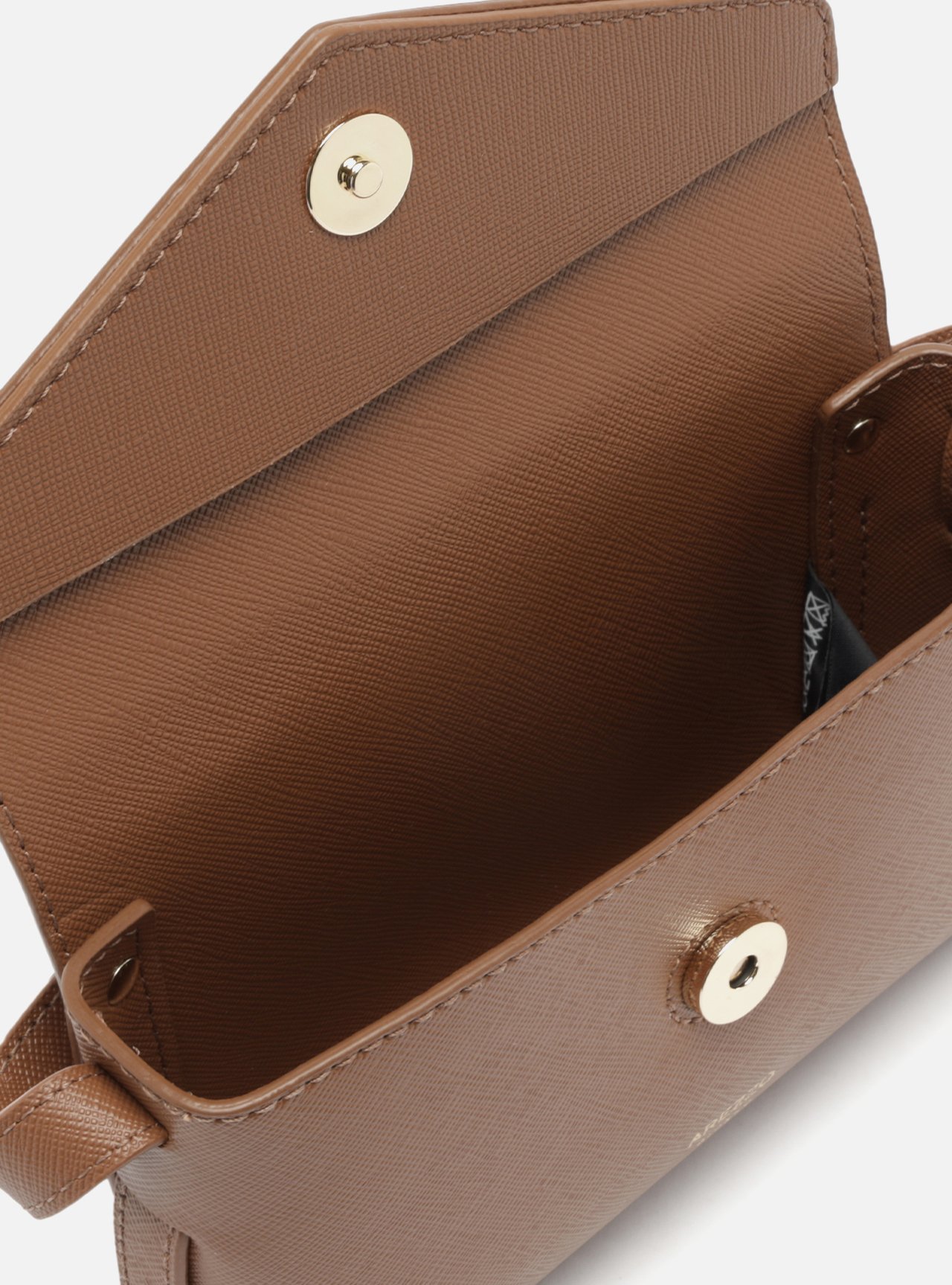 Bolsa Tiracolo Marrom Pequena Envelope — foto 4