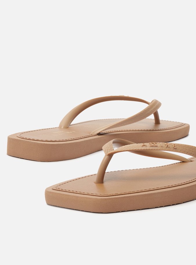 Chinelo de Dedo Marrom Square Recouro Brizza
