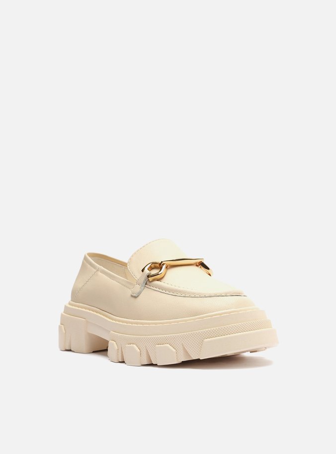 Mocassim Infantil Off-White Tratorado Bridão Bambini