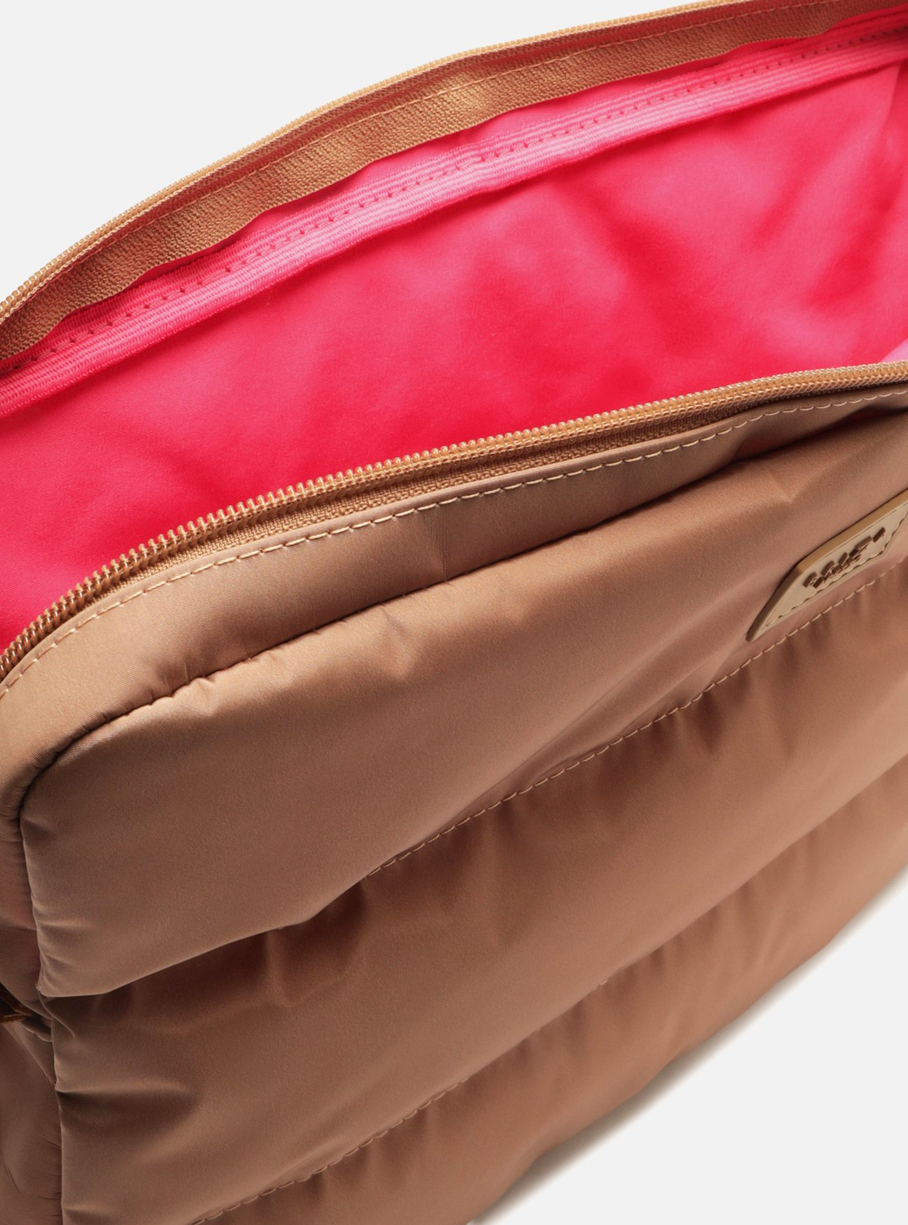 Porta Notebook Marrom Nylon Gigi Médio — foto 4