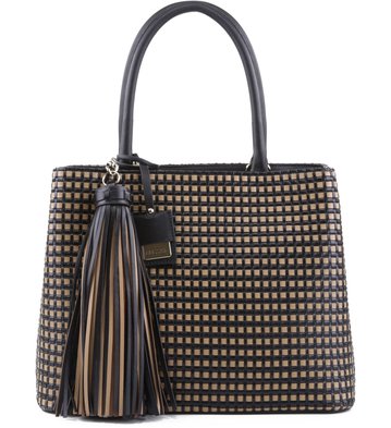 Bolsa Shopping Folk Bicolor