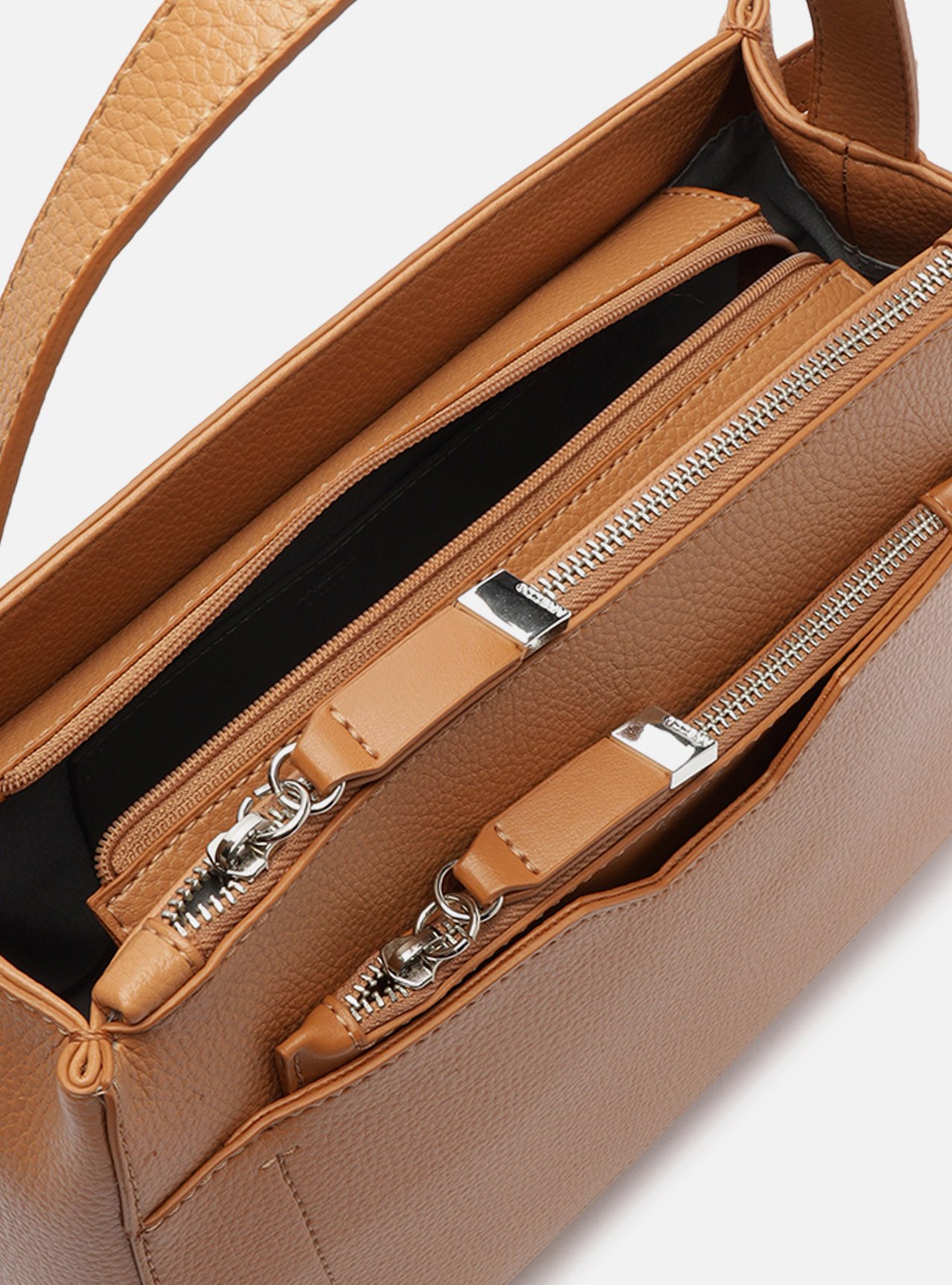 Bolsa Tote Marrom Clara Emilly Grande — foto 4