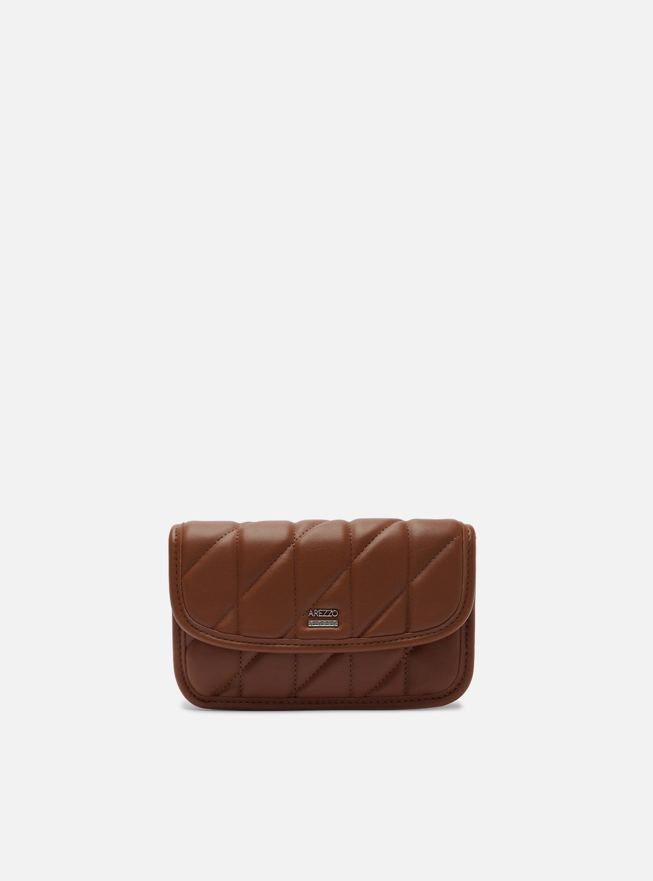 Bolsa Tiracolo Marrom Pequena Matelassê — foto 1