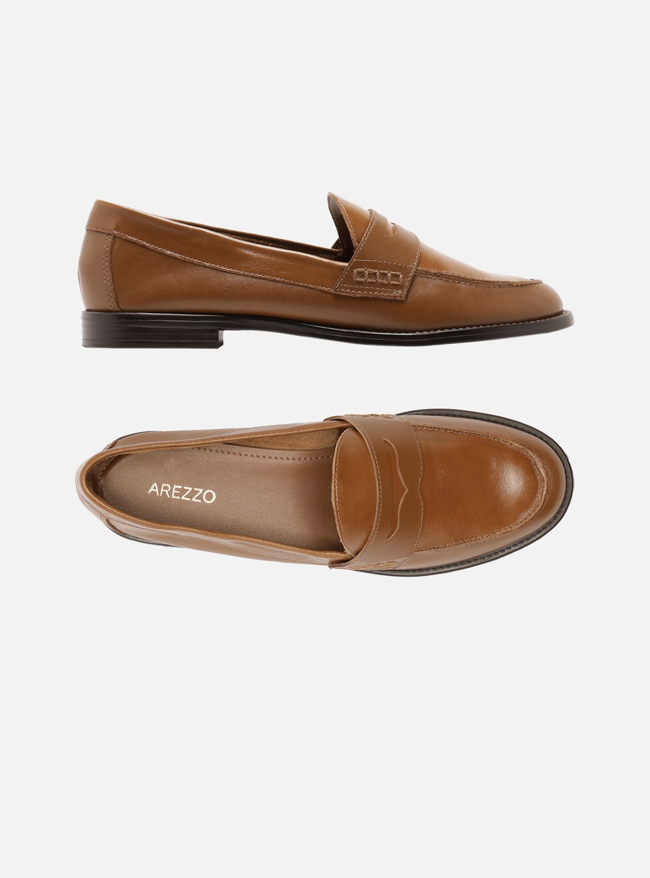 Mocassim Marrom Couro Tira Classic — foto 5