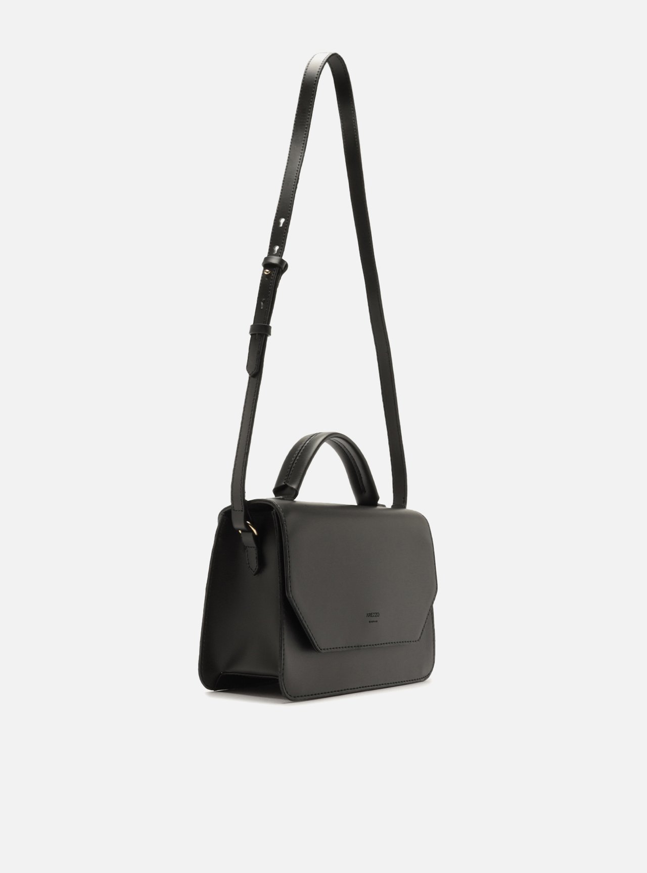 Bolsa Satchel Preta Pequena — foto 5