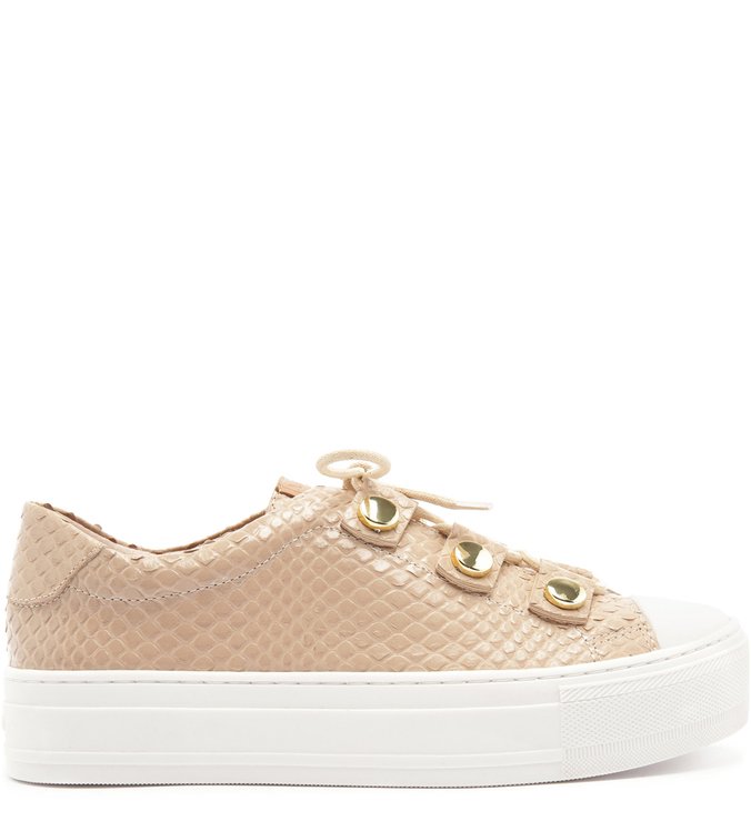 Tênis Viper Skin Tachas Classic Nude