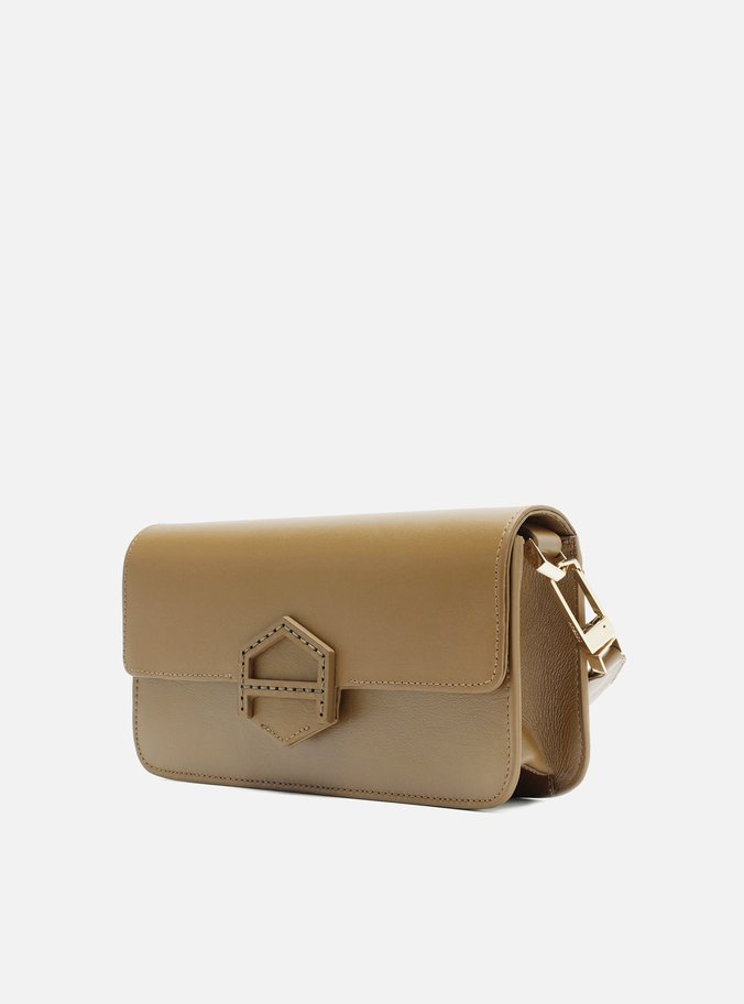Bolsa Tiracolo Marrom Couro Western Pequena