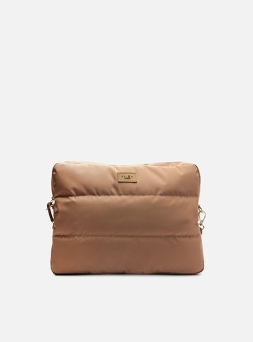 Porta Notebook Marrom Nylon Gigi Médio