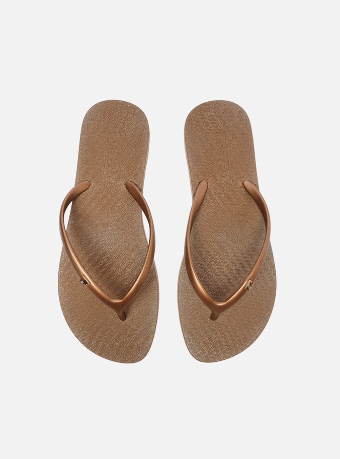 Chinelo de Dedo Injetado Metalizado Brizza