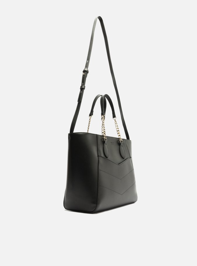 Bolsa Tote Preta Média Costuras