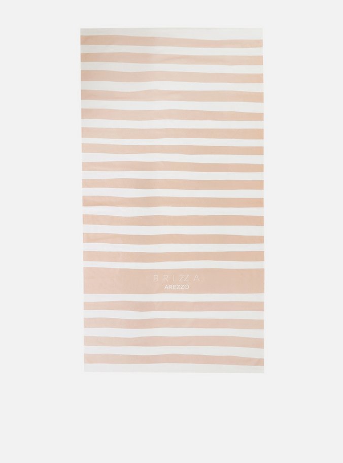 Toalha Marrom Listras Brizza