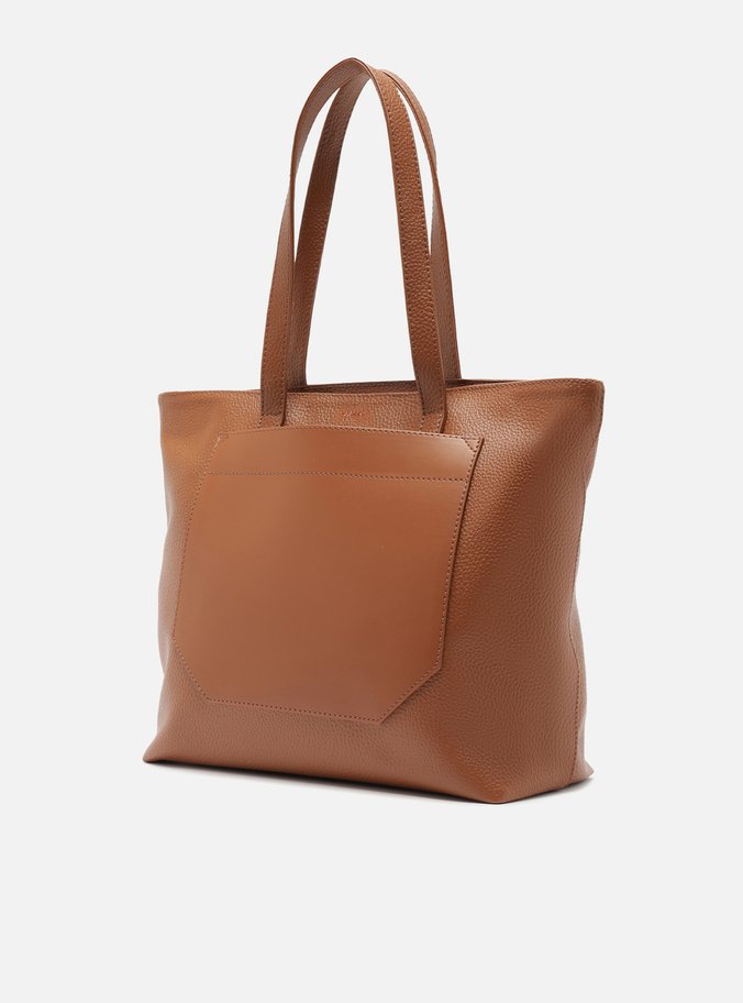Bolsa Shopping Marrom Grande