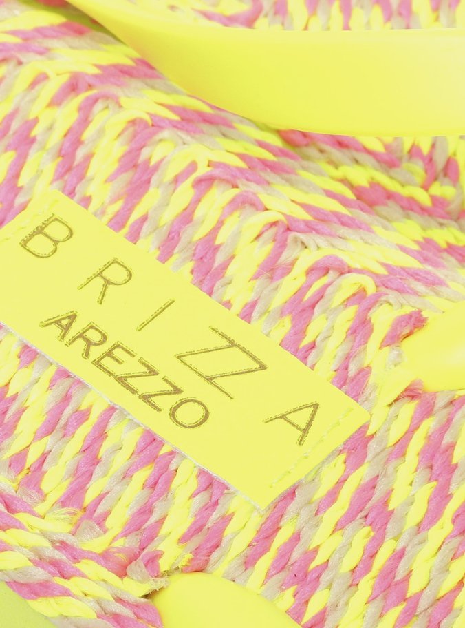 Chinelo de Dedo Amarelo Lime Fluo Brizza