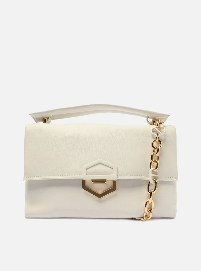 Bolsa Tiracolo Branca Couro Ágatha Média