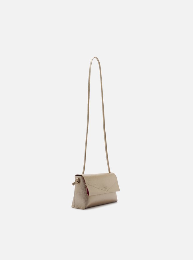 Bolsa Tiracolo Metalizada Pequena Costuras