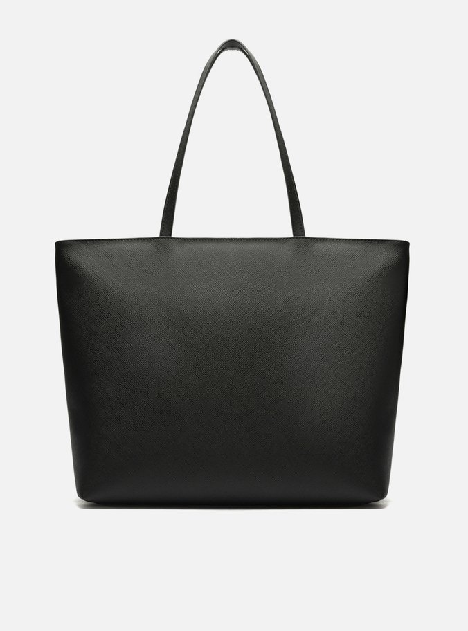 Bolsa Shopping Preta Grande Tiras Capa