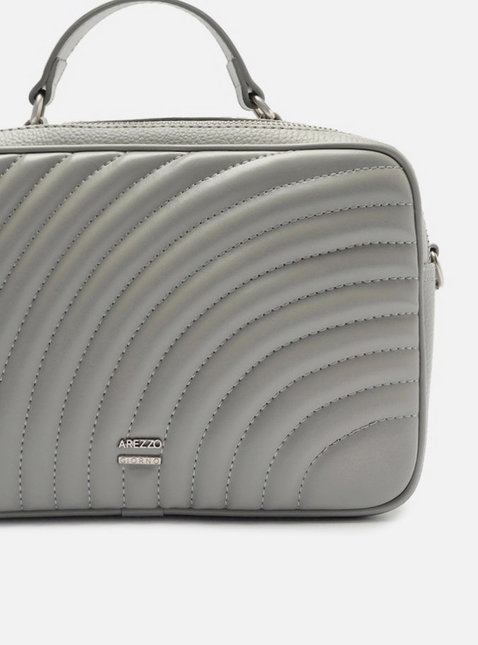 Bolsa Tiracolo Cinza Média Elisa
