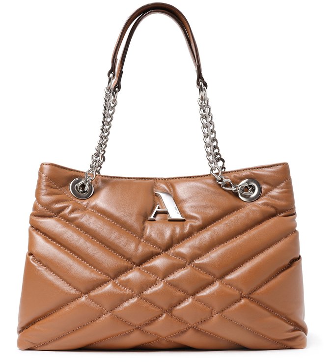 Bolsa Shopping Marrom Couro Speciale Grande